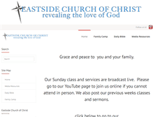 Tablet Screenshot of eastsidecofcportland.com